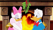Mickeys Once Upon A Christmas Donald Duck GIF - Mickeys Once Upon A Christmas Donald Duck Daisy Duck GIFs