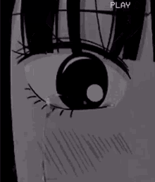 Anime Girl Crying Black And White GIF - Anime Girl Crying Black And White Aesthetic GIFs
