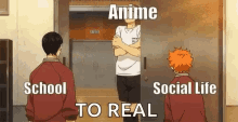 social l ife anime school me