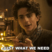 Just What We Need Willy Wonka GIF - Just What We Need Willy Wonka Wonka Movie GIFs