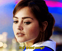 Doctor Who Clara Oswald GIF - Doctor Who Clara Oswald Is It A Sad Song GIFs