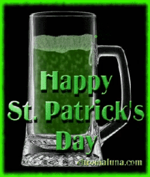 Green Beer Happy St Patricks Day GIF