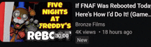 a poster for five nights at freddy 's with a cat on it
