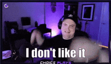 I Don'T Like It Choiceplays GIF - I Don'T Like It Choiceplays Crying GIFs
