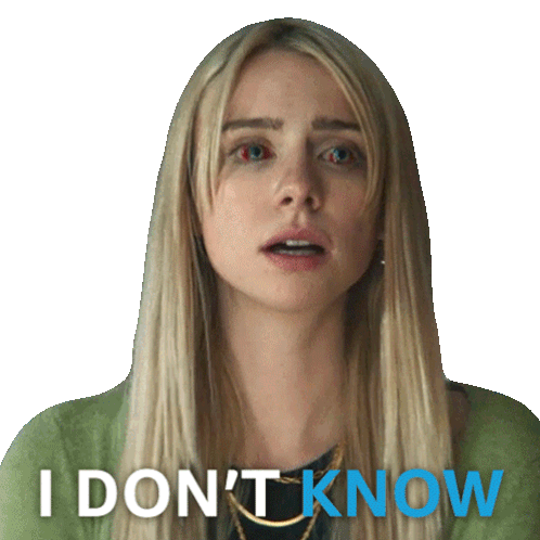 I Don'T Know Cate Dunlap Sticker - I Don'T Know Cate Dunlap Maddie Phillips Stickers