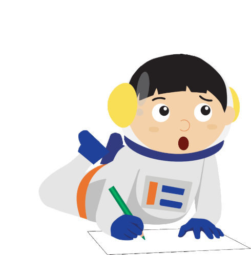 Curious Draw Sticker - Curious Draw Astronaut Stickers
