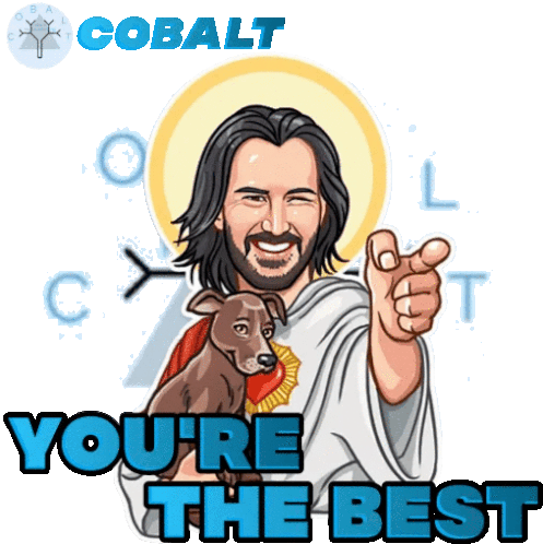 Cobaltlend Keanu Reeves Sticker - Cobaltlend Keanu Reeves Your The Best Stickers
