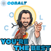 Cobaltlend Keanu Reeves Sticker