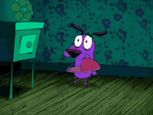 Courage The Cowardly Dog Slipper GIF - Courage The Cowardly Dog Slipper GIFs