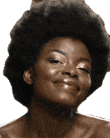 Smile Pose Sticker - Smile Pose Afro Stickers