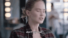 Jennifer Lawrence Dont Say That GIF - Jennifer Lawrence Dont Say That Stop GIFs