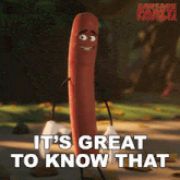 a sausage from the movie sausage party foodtopia
