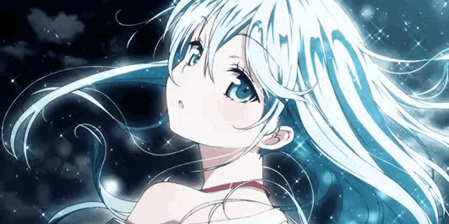 Anime Anime Girl GIF - Anime Anime Girl Staring - Discover & Share GIFs