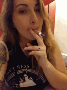 Cigar Girl GIF - Cigar Girl Smoke GIFs