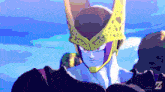 a pixelated image of a cell from dragon ball