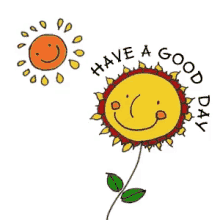 Have A Good Day Sunshine GIF - Have A Good Day Sunshine Sunflower GIFs