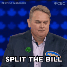 Split The Bill Family Feud Canada GIF - Split The Bill Family Feud Canada Go Dutch GIFs