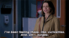 Greys Anatomy Amelia Shepherd GIF - Greys Anatomy Amelia Shepherd Ive Been Feeling These GIFs