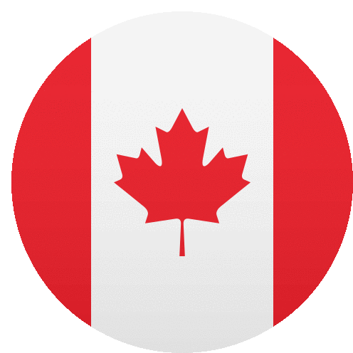 Canada Flags Sticker - Canada Flags Joypixels Stickers