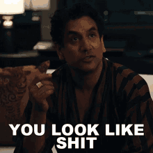 you look like shit sunny balwani naveen andrews the dropout you look like youre fucked