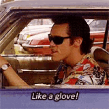 Like A Glove Ace Ventura GIF - Like A Glove Ace Ventura Jim Carrey GIFs