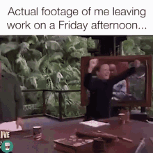 Leaving Work On Friday Excited GIF - Leaving Work On Friday Excited High Five GIFs