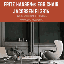 Fritz Hansen Egg Chair Eiermann Tisch GIF - Fritz Hansen Egg Chair Eiermann Tisch Butterfly Chair GIFs