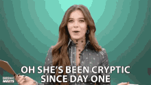 Oh Shes Been Cryptic Since Day One Hailee Steinfeld GIF - Oh Shes Been Cryptic Since Day One Hailee Steinfeld Popbuzz GIFs