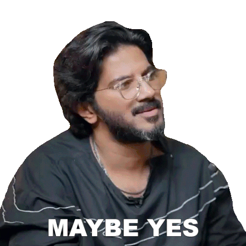 Maybe Yes Dulquer Salmaan Sticker - Maybe Yes Dulquer Salmaan Pinkvilla Stickers
