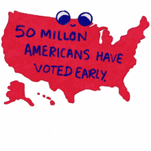 moveon vote early i voted early 50million americans go vote early