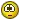 a pixel art of a yellow smiley face crying next to a pink hand .