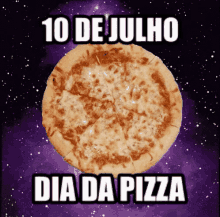 10 De Julho / Dia Da Pizza / Galáxia GIF - Pizza Day Pizza Slice GIFs