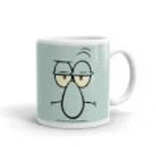 Squidward Mug GIF - Squidward Mug GIFs