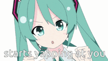 Yapping Hatsune Miku GIF - Yapping Hatsune Miku Decoragirl GIFs