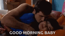 Good Morning Baby GIF - Good Morning Baby Snuggle GIFs