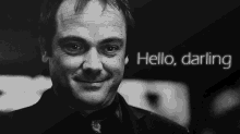 I Have To Admit That I Have The Hots For Crowley. Everyone Wants Castiel, Sam, And/Or Dean. But… GIF - Supernatural Crowley Hello Darling GIFs