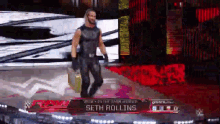 Seth Rollins Mr Mitb GIF - Seth Rollins Mr Mitb Entrance GIFs
