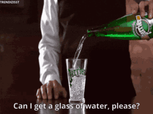 Glass Of Water Perrier GIF - Glass Of Water Perrier Pour GIFs