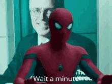 Spiderman Homecoming Wait A Minute GIF - Spiderman Homecoming Wait A Minute Spiderman GIFs
