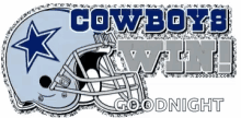 Cowboys Win Glitter GIF