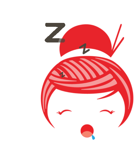 Kora Sleepyhead Sticker - Kora Sleepyhead Asleep Stickers