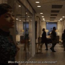Was That An Invitation Or A Demand Lucca Quinn GIF - Was That An Invitation Or A Demand Lucca Quinn The Good Fight GIFs