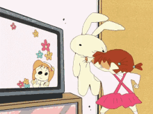 Adorable Rage GIF - Anime Bunny Rage GIFs