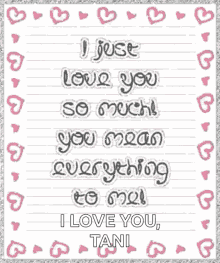 Love You Everything GIF