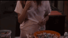 Station19 Candy Bowl GIF - Station19 Candy Bowl Eating GIFs
