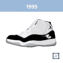 1995: Air Jordan 11 "Concord" GIF - Sole Collector Sole Collector Gifs Shoes GIFs