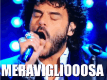 Meraviglioso Meravigliosa Francesco Renga Festival Di Sanremo Cantante Canzone GIF - Italian Singer Wonderful Song GIFs
