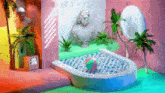 Vaporwave Pool GIF