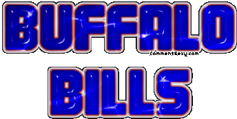Buffallo Bills Blue Text Sticker - Buffallo Bills Blue Text Nfl Stickers