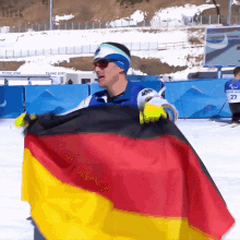 Raise Flag Para Biathlon GIF